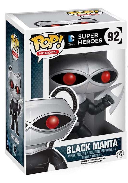 Funko POP Heroes: Black Manta Figura de Acción