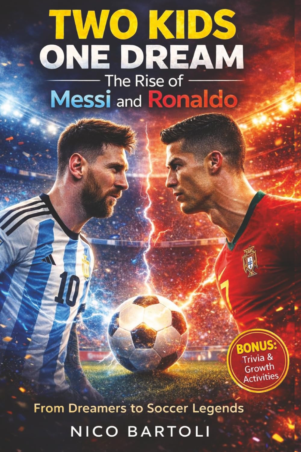 Libro: Soccer Books For Kids 8-12: Two Kids One Dream The Rise of Messi and Ronaldo: Build confidence, resilience and a growth mindset through the inspiring stories of two true football legends