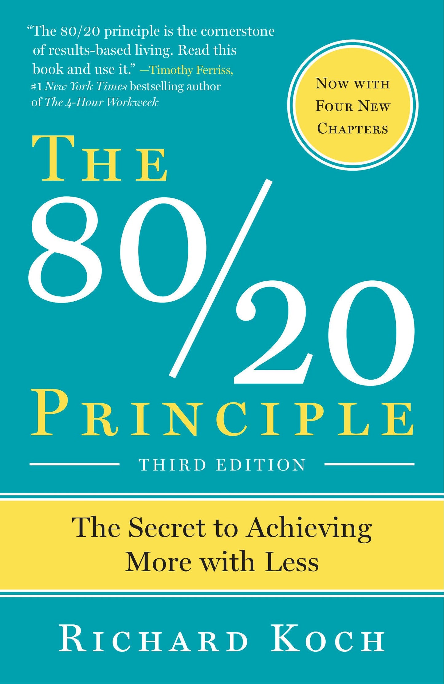 Libro: The 80/20 Principle: The Secret to Achieving More with Less