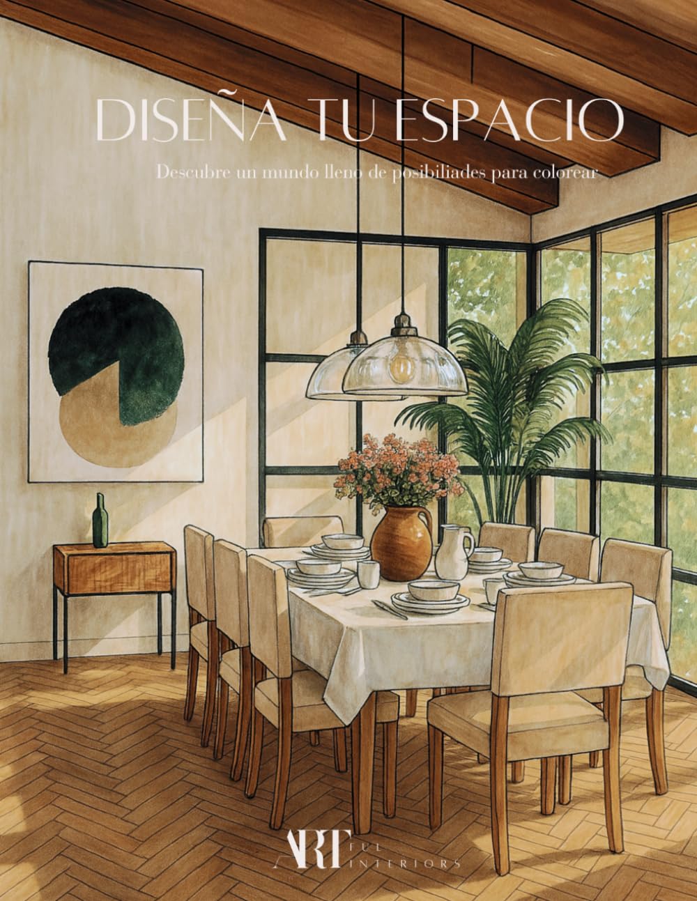 Libro: Diseña tu espacio: Descubre un mundo lleno de posibilidades para colorear