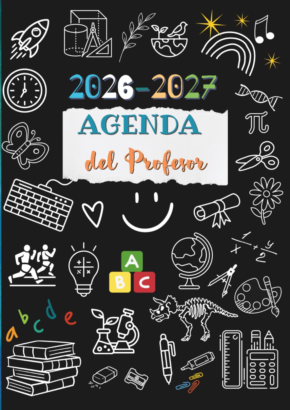 Libro: Agenda del profesor 2026 2027: Planificador semanal docente, cuaderno del profesor, primaria, secundaria o bachiller. Regalo para maestro. DIN A4