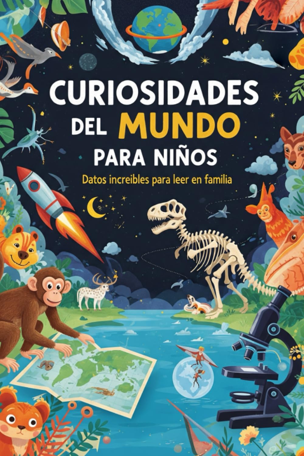 Libro: Curiosidades del Mundo para Niños: Datos increíbles para leer en familia. Ideal para mentes inquietas con ganas de aprender