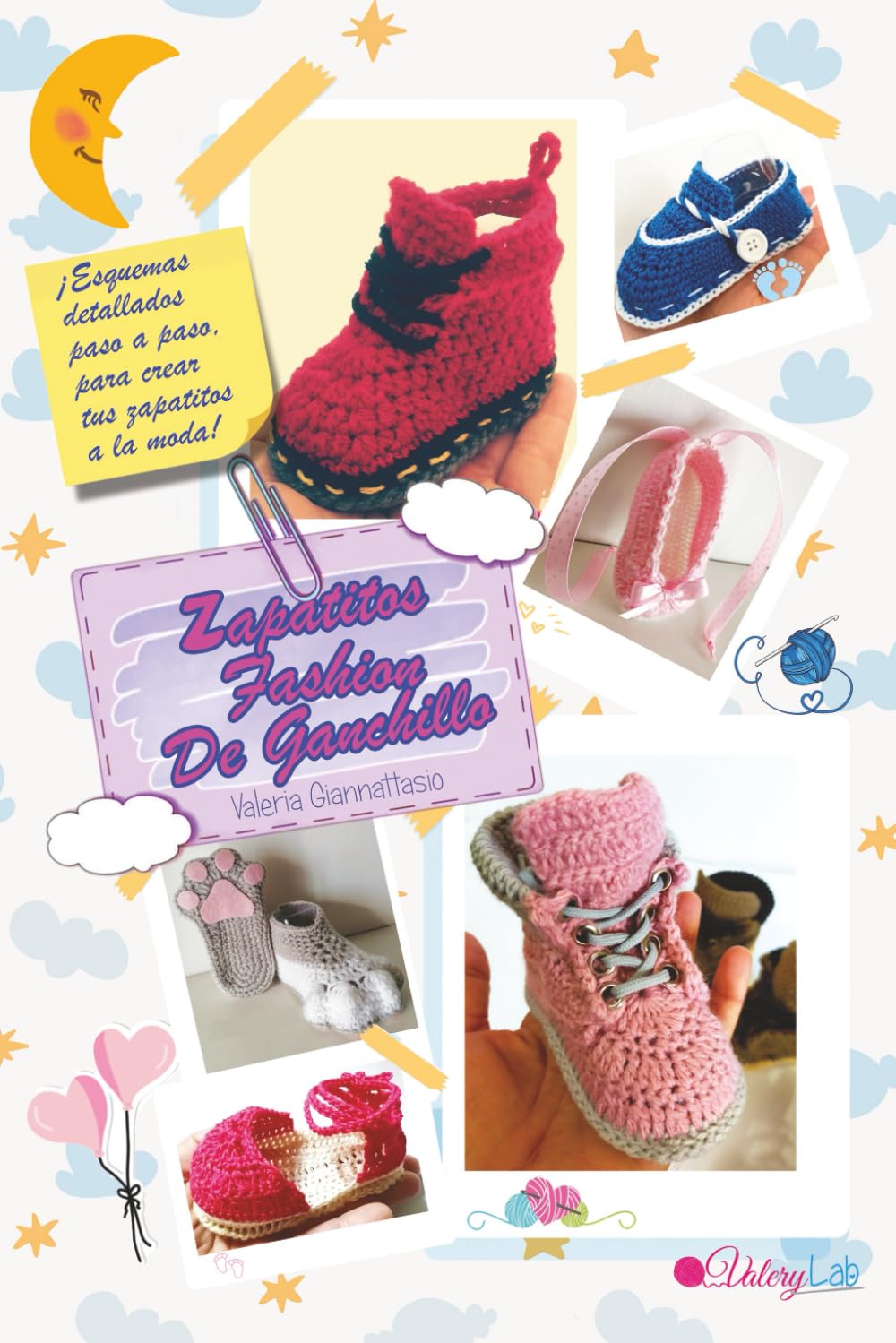 Libro: Zapatitos Fashion De Ganchillo: ¡Patrones detallados paso a paso para crear tus zapatitos a la moda!