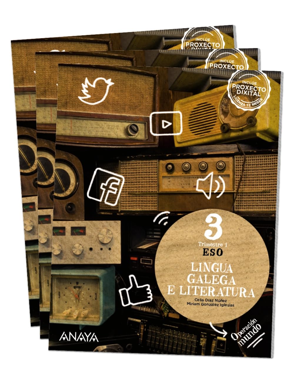 Libro: Lingua Galega e Literatura 3.