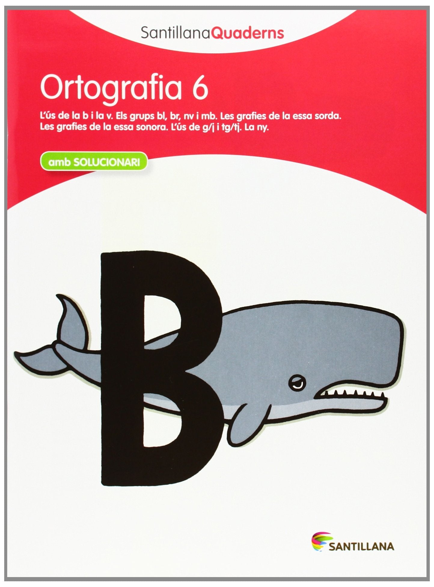 Libro: ORTOGRAFÍA 6 SANTILLANAQUADERNS