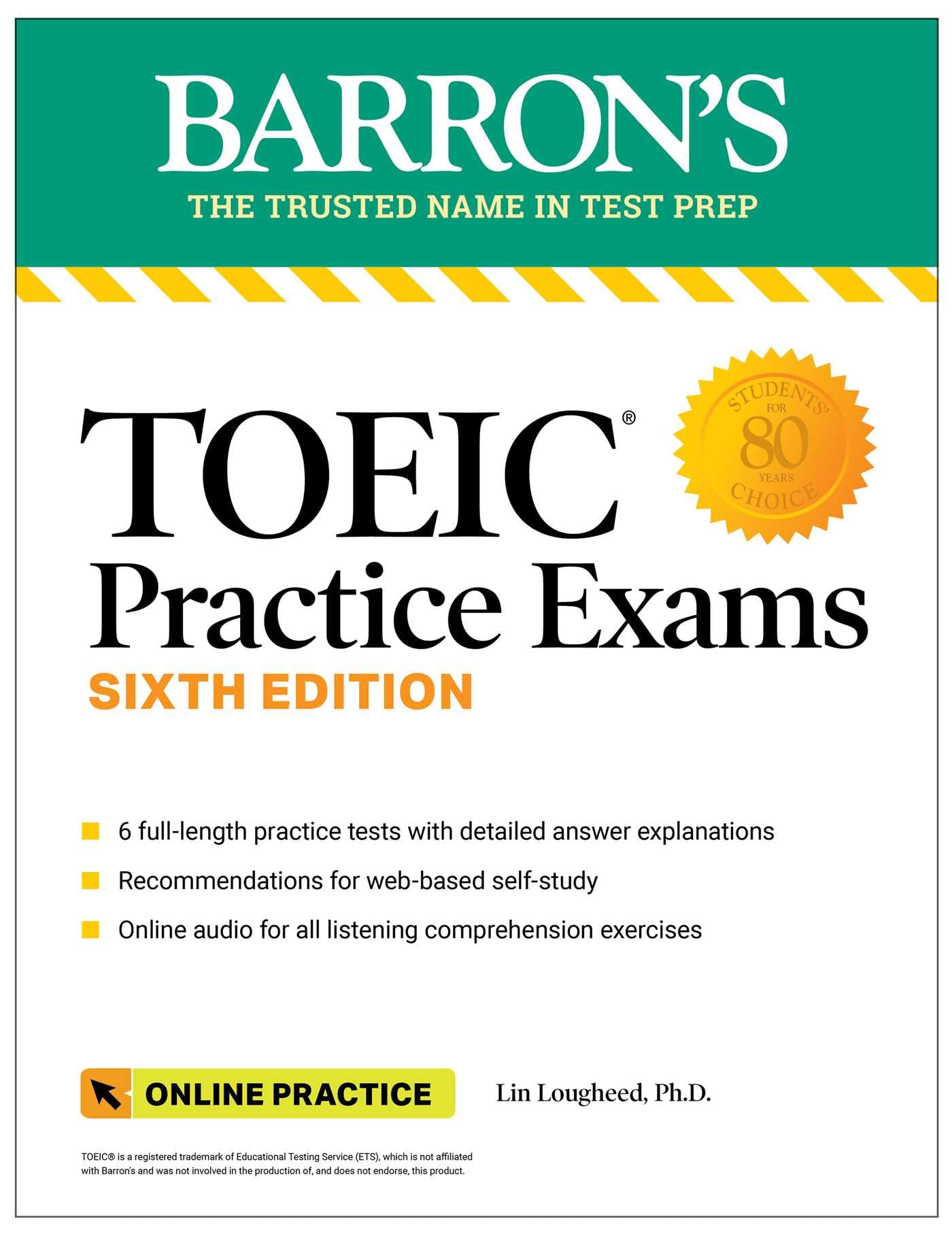 Libro: TOEIC Practice Exams: 6 Practice Tests + Online Audio, Sixth Edition (Barron's Test Prep)
