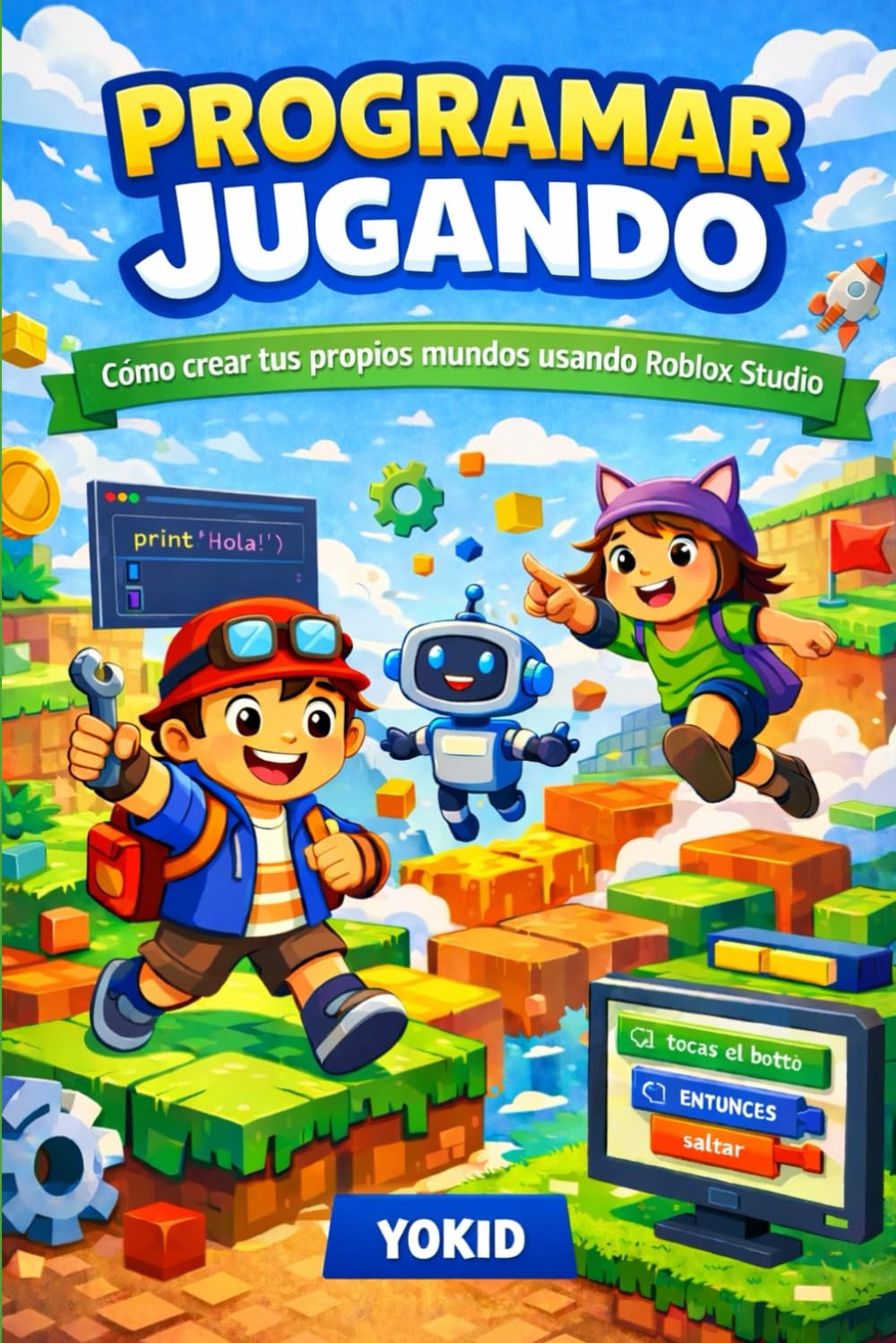 Libro: PROGRAMAR JUGANDO: Cómo crear tus propios mundos usando Roblox Studio (MENTE GAMER) (Spanish Edition)