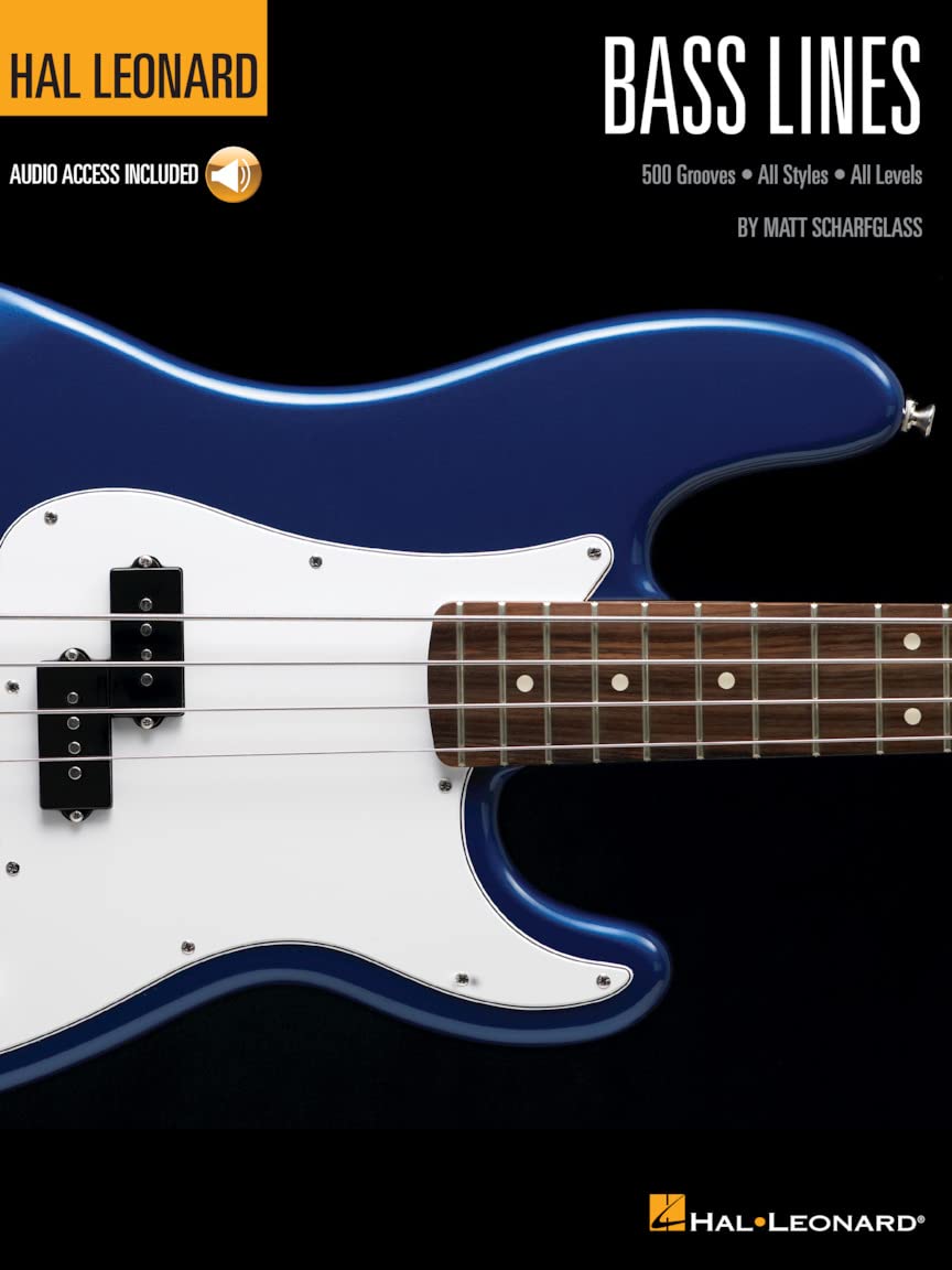 Libro: Bass lines +enregistrements online: Hal Leonard Bass Method 500 Grooves - All Styles - All Levels