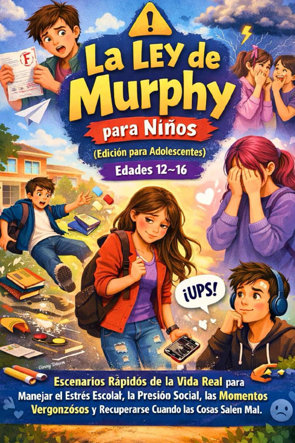 La Ley de Murphy para Niños (Edición para Adolescentes) Edades 12–16: Escenarios Rápidos de la Vida Real para Manejar el Estrés Escolar, la Presión ... y Recuperarse Cuando las Cosas Salen Mal