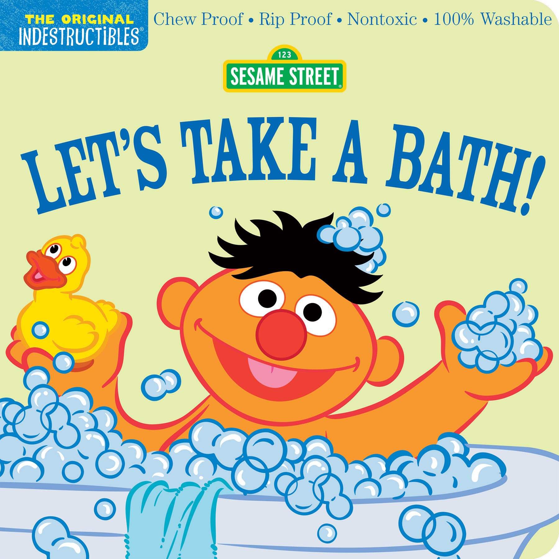 Libro: Indestructibles (The Original): Sesame Street: Let's Take a Bath!: Chew Proof · Rip Proof · Nontoxic · 100% Washable (Book for Babies, Newborn Books, Safe to Chew)