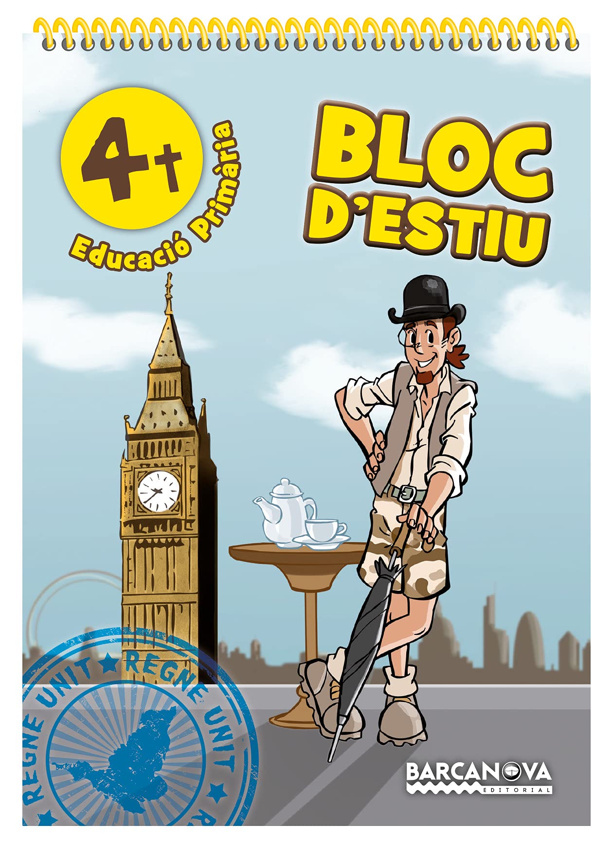 Libro: Bloc d'estiu 4t. Estiueja amb Barcanova
