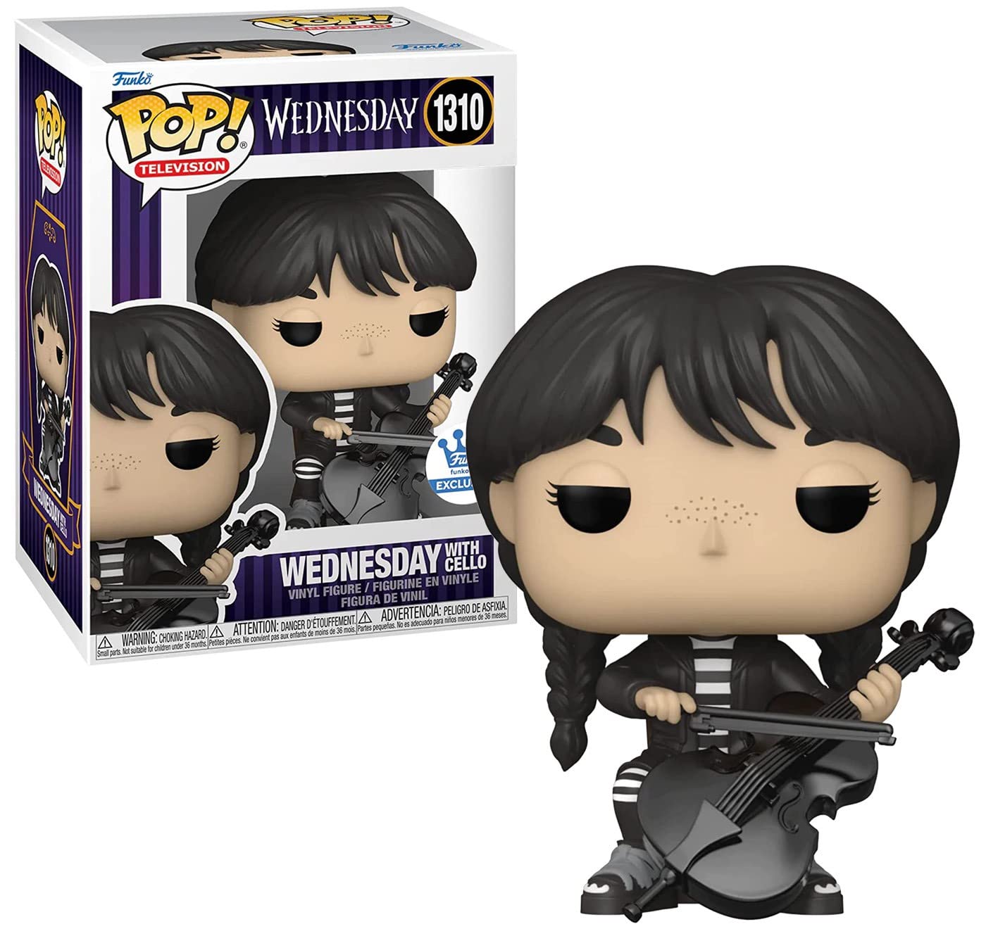 Funko POP Television! Wednesday - Wednesday with Cello (Exclusivo) Black