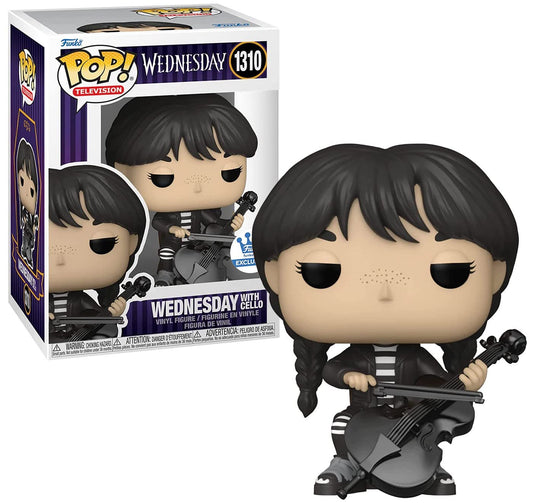 Funko POP Television! Wednesday - Wednesday with Cello (Exclusivo) Black