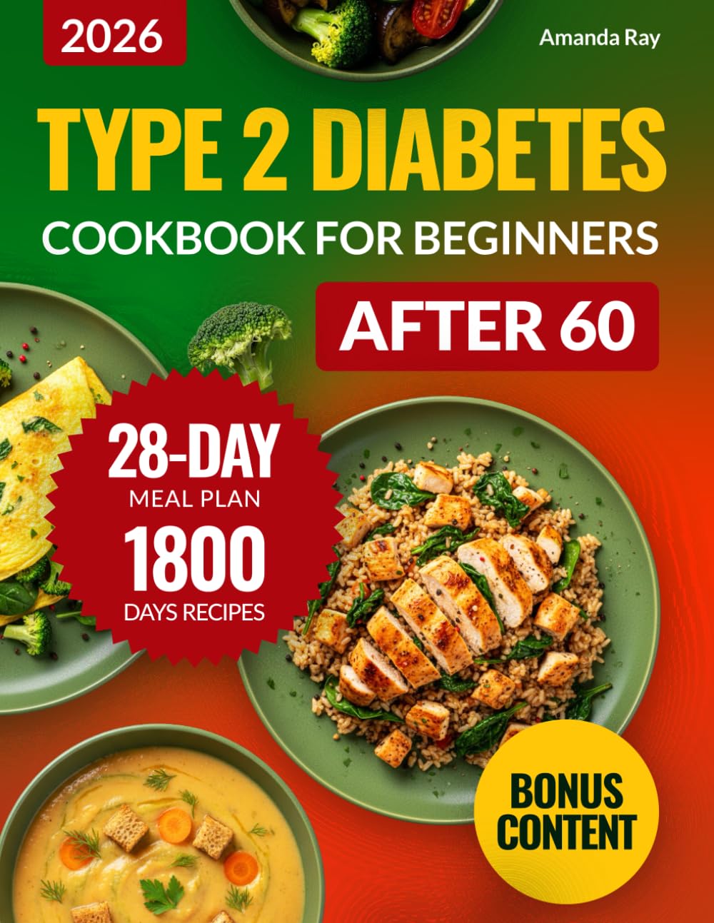 Libro: Type 2 Diabetes Cookbook for Beginners: 1800 Days of Super Easy, Flavorful, Low-Glycemic, Diabetic Recipes to Control Your Blood Sugar. Includes a ... (Quick & Easy, Healthy Diet Recipes Books)