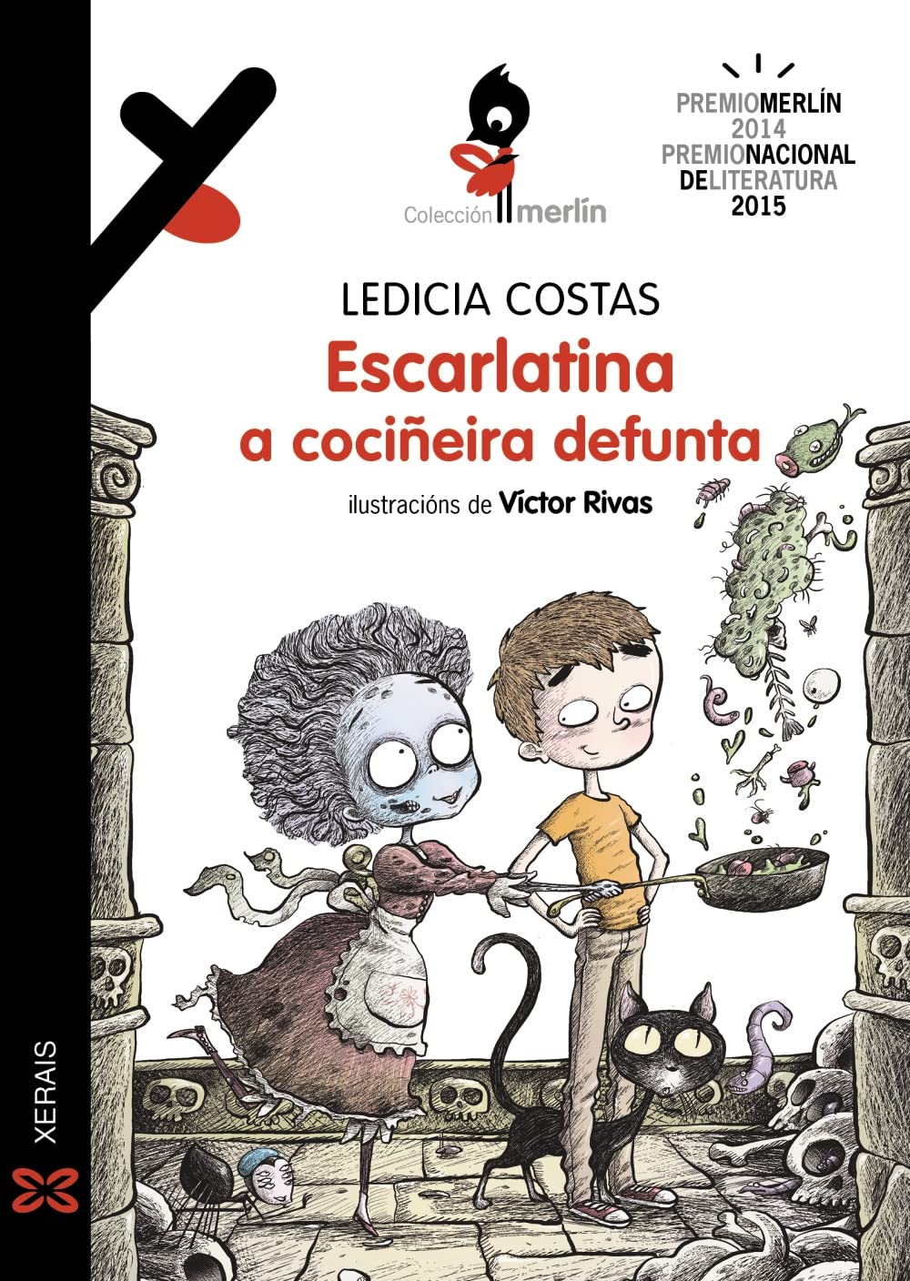 Libro: Escarlatina, a cociñeira defunta (INFANTIL E XUVENIL - MERLÍN - De 11 anos en diante)