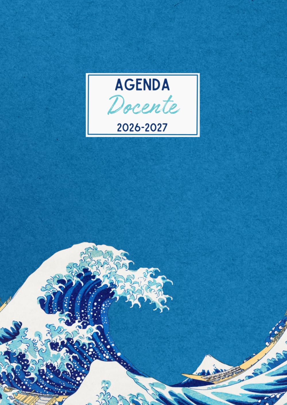 Agenda docente 2026-2027: Cuaderno del profesor A4, Planificador semanal y mensual, Semana Vista