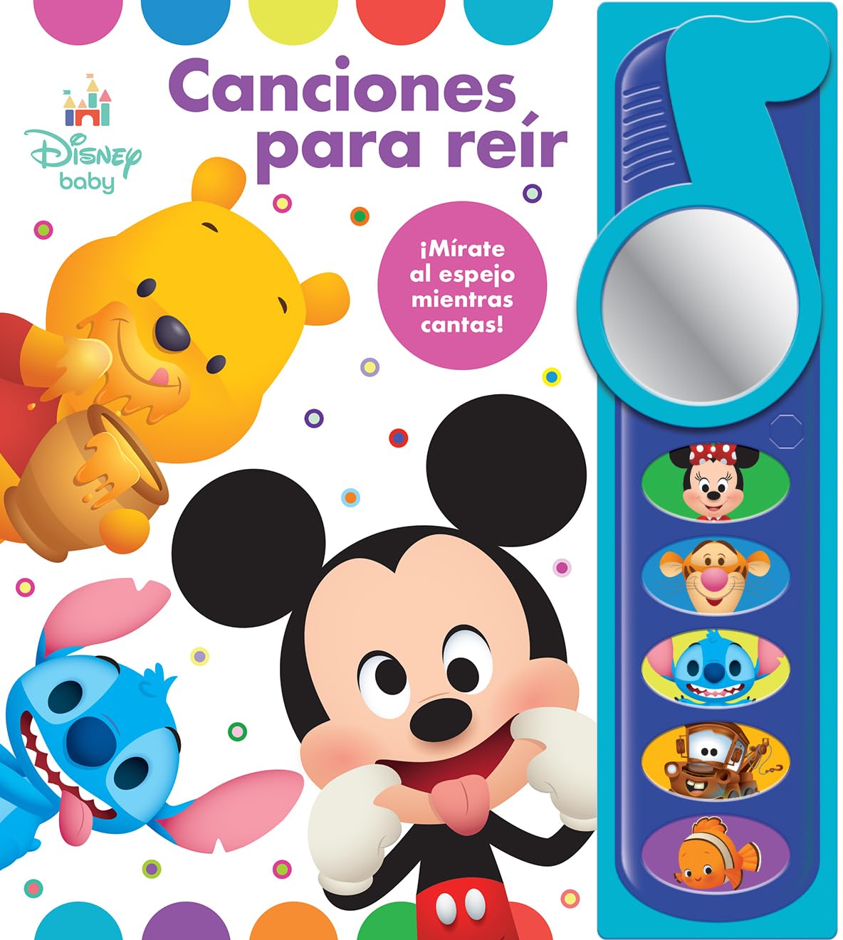 Libro: CANCIONES PARA REÍR DISNEY BABY NOTA MUSICAL CON ESPEJO