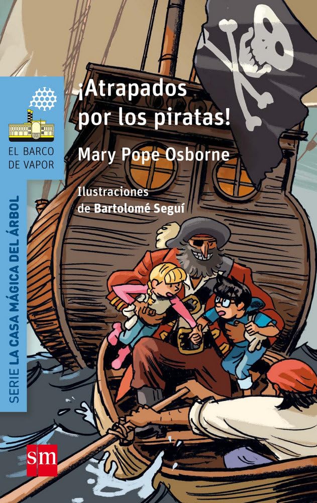 Libro: ¡Atrapados por los piratas! (El Barco de Vapor Azul)