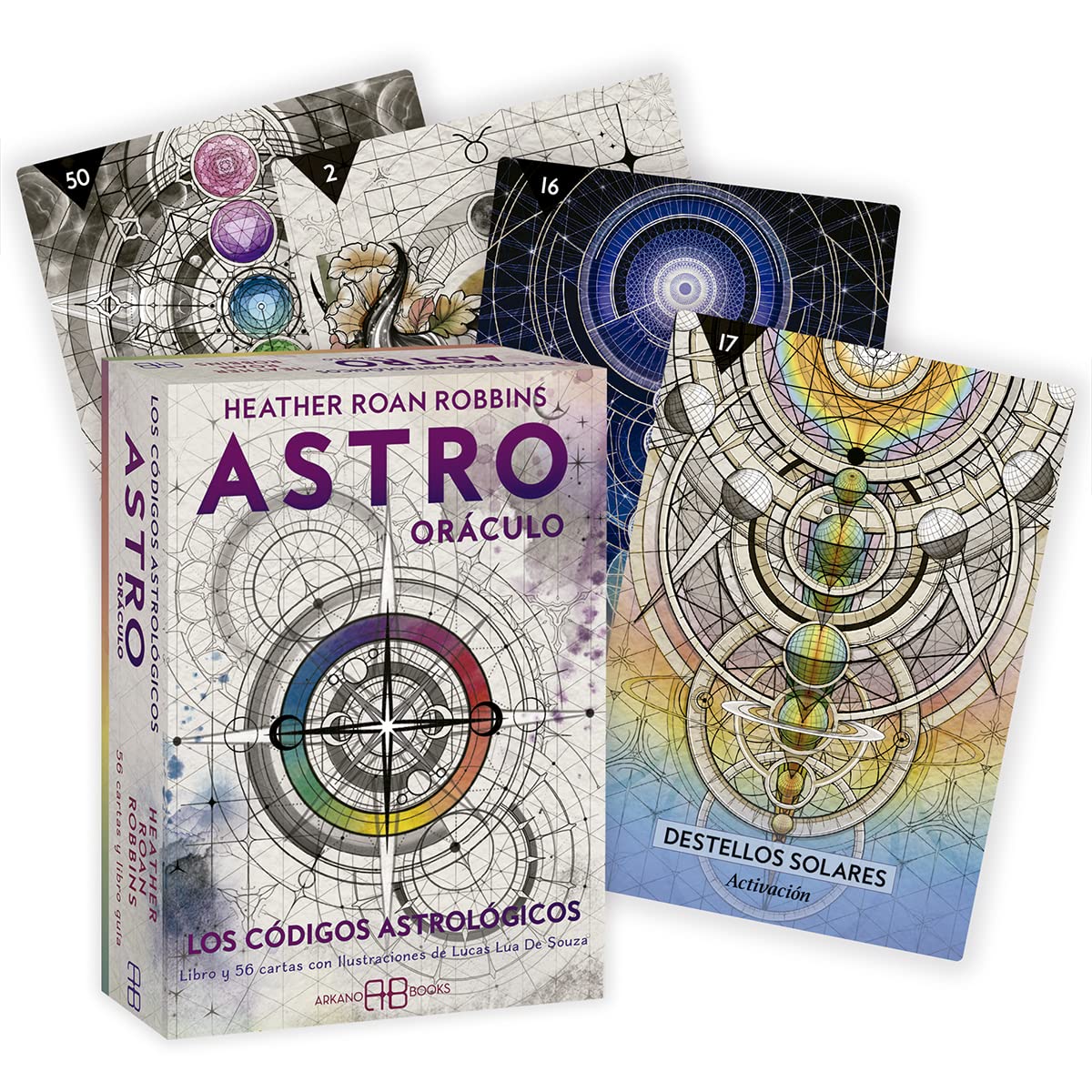 Libro: Astro Oráculo: Los códigos astrológicos.: Libro y 56 cartas con Ilustraciones de Lucas Lua De Souza