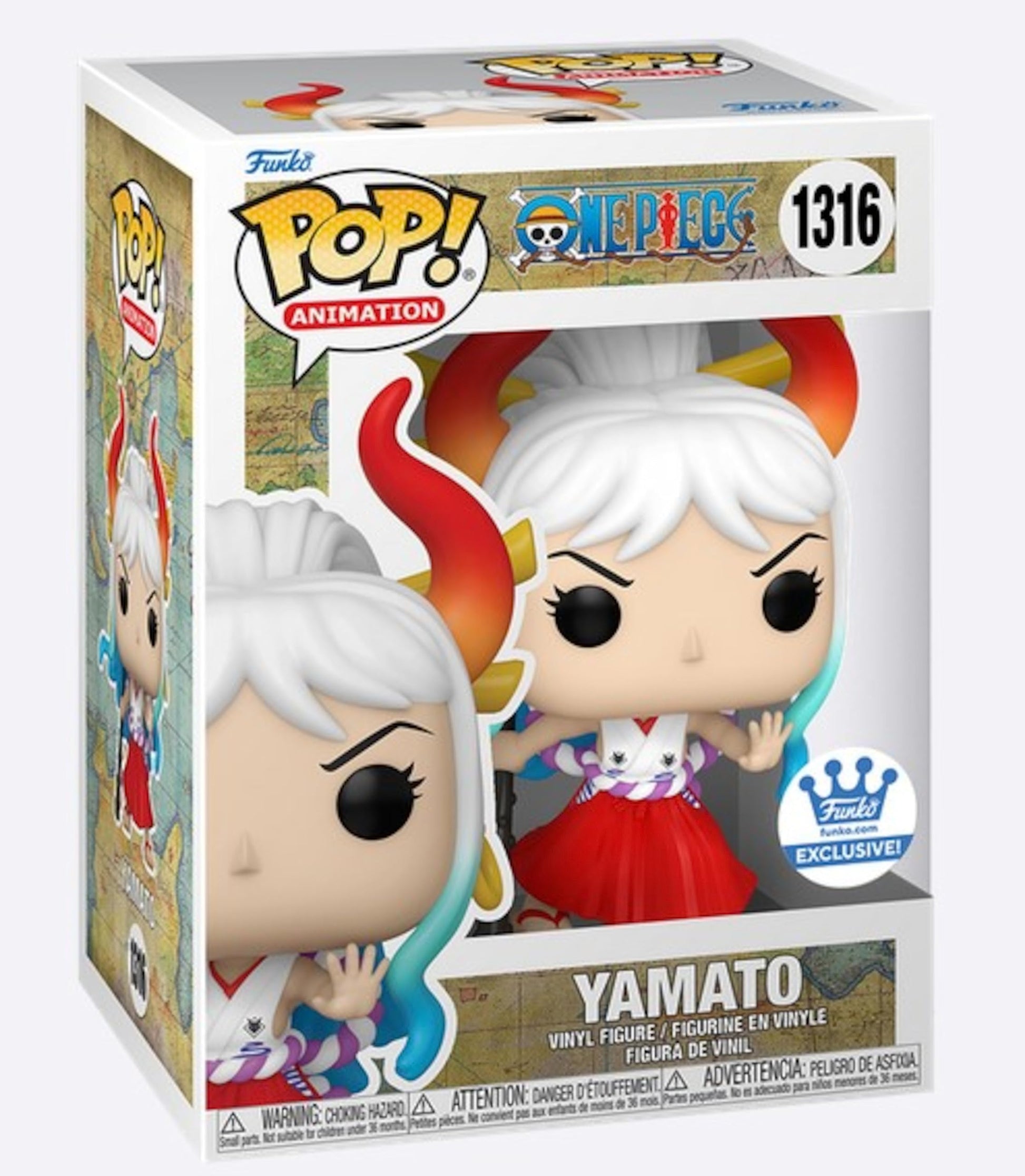 Funko Pop! Animación: One Piece - Yamato Shop Exclusivo