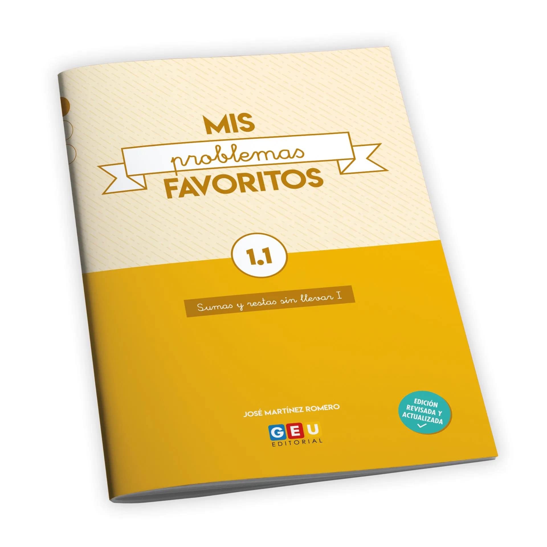 Mis Problemas favoritos 1º primaria Cuadernillo 1.Sumas y restas Sin llevar I | Editorial Geu