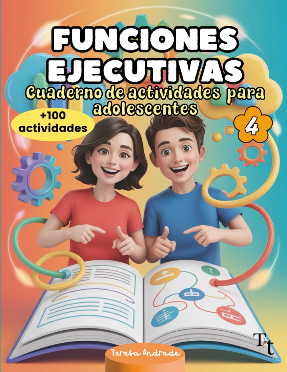 Libro: Funciones ejecutivas cuaderno de actividades para adolescentes: Ejercicios para el cerebro en niños con TDAH: estimulación cognitiva para mejorar ... y trabajar el déficit de atención. A color