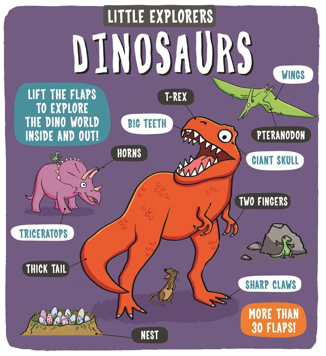 Libro: Little explorers. Dinosaurs