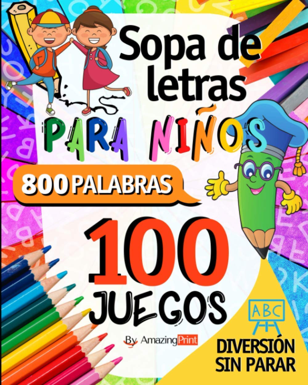Libro: Sopa de Letras para Niños: 100 Juegos con diversion sin parar