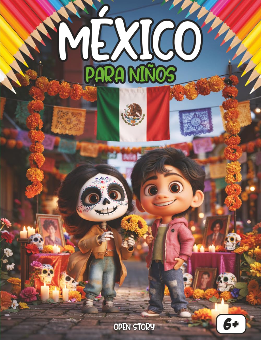 Libro: México para Niños: Un Viaje por Pirámides Antiguas, Festivales Vibrantes, Tacos Deliciosos y Naturaleza Sorprendente: Guía Cultural y Educativa para ... las Tradiciones y la Biodiversidad de México