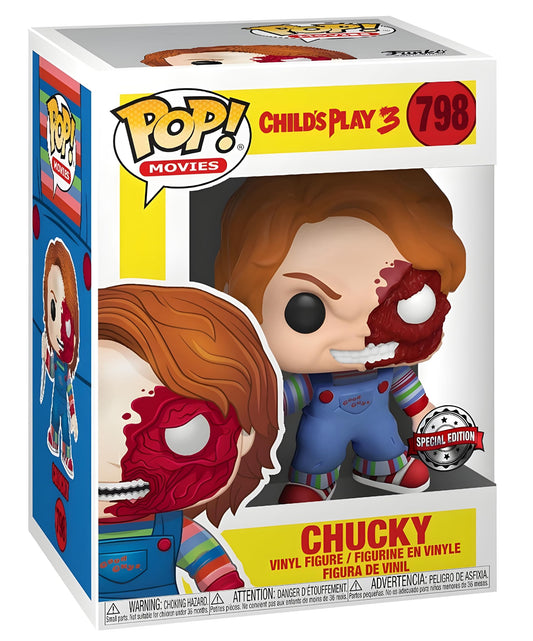 Funko POP Movies: Horror S7 - Chucky Half (BD) (Exc)