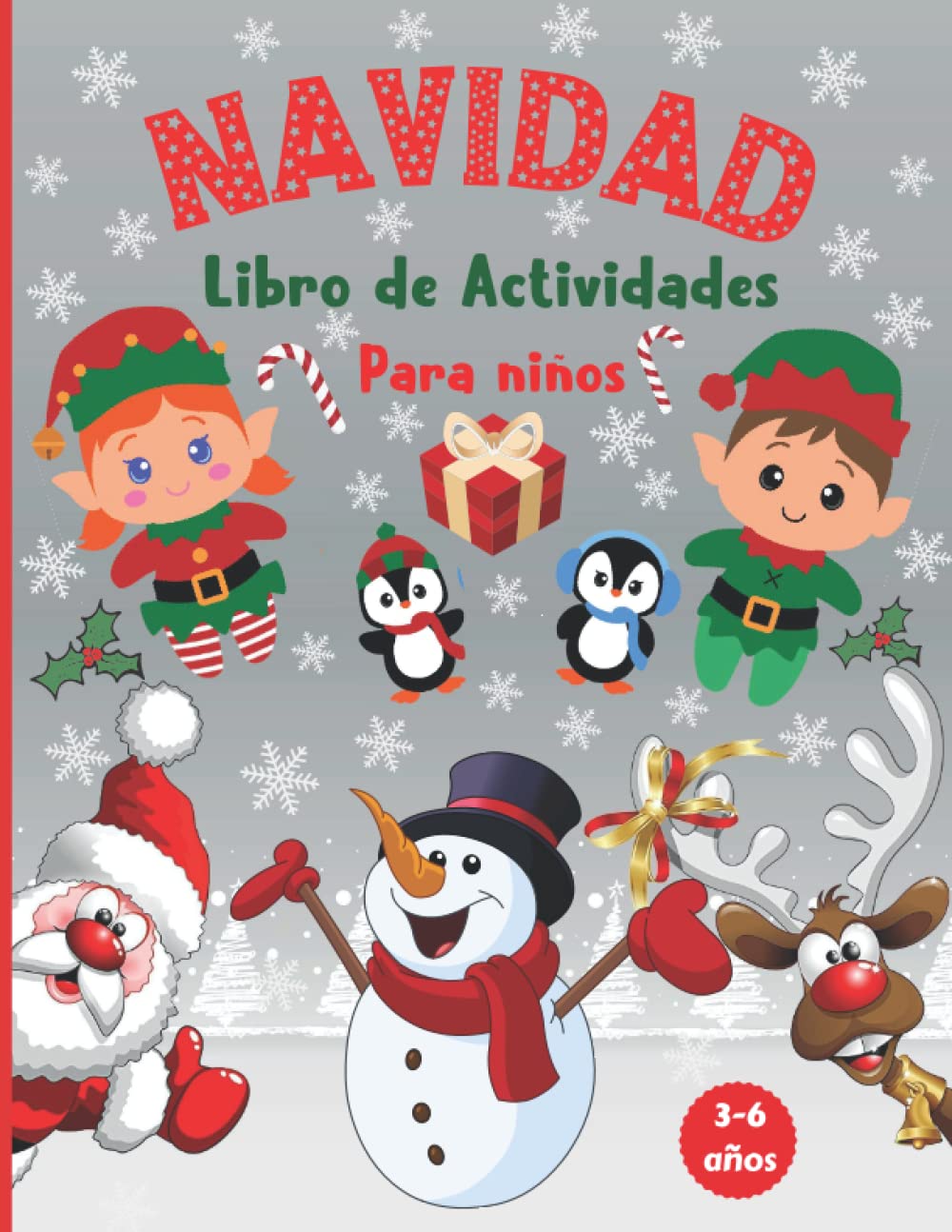 Libro: Navidad Libro de Actividades para niños: 3-6 años|100 Páginas Cuaderno de juegos y colorear para niños pequeños | Navideña libros infantiles Regalo Para Niños Y Niñas (Spanish Edition)