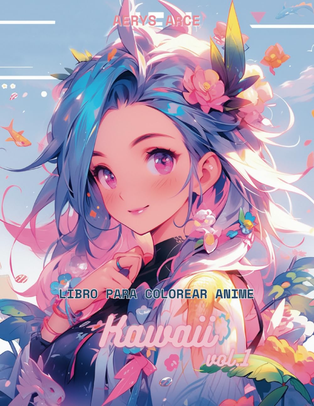 Libro para Colorear Anime: Edición Kawaii I : Arte Manga y Anime para Colorear (Edición Anime) (Spanish Edition)