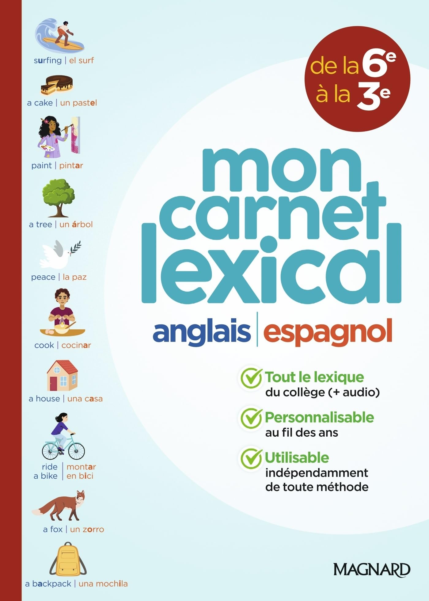 Libro: Anglais Espagnol mon carnet lexical de la 6e à la 3e