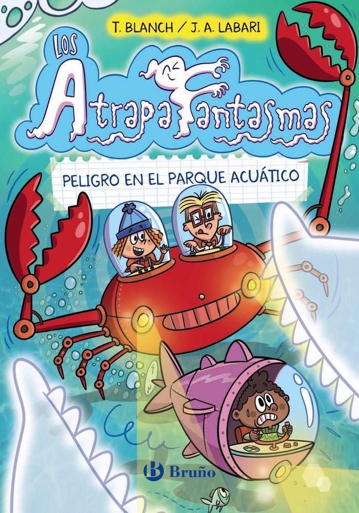 Libro: Los Atrapafantasmas, 6. Peligro en el parque acuático