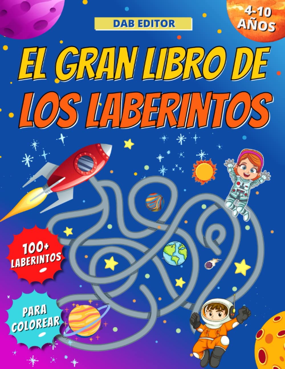 Laberintos para niños: libro de actividades, rompecabezas y pasatiempos para niños 4 - 8 años