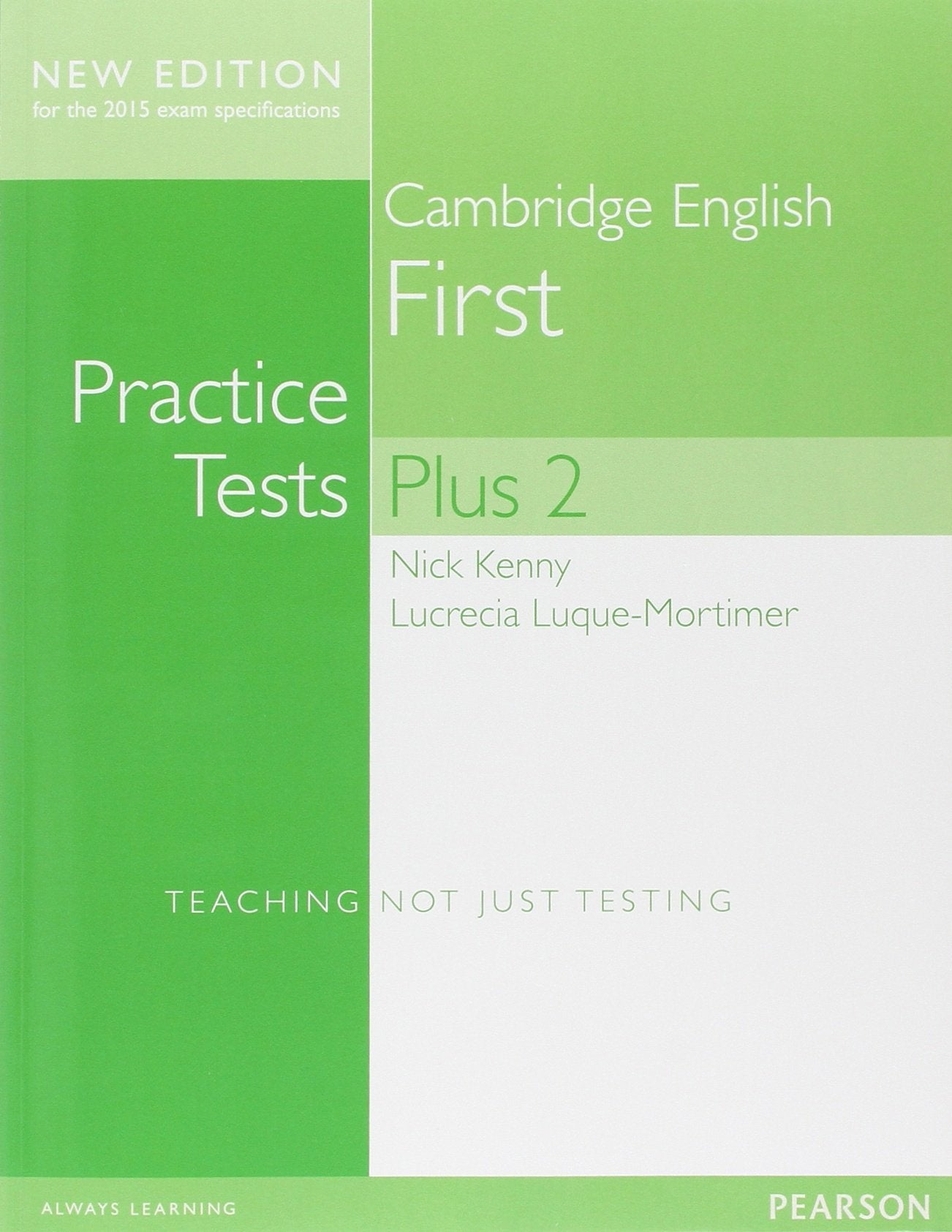 Libro: CAMBRIDGE FIRST VOLUME 2 PRACTICE TESTS PLUS NEW EDITION STUDENTS' BOOK