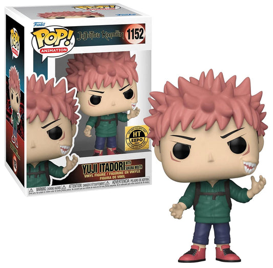 Funko Jujutsu Kaisen POP! Animation Yuji Itadori Exclusivo Figura de Vinilo #1152 [with Sukuna Mouth]