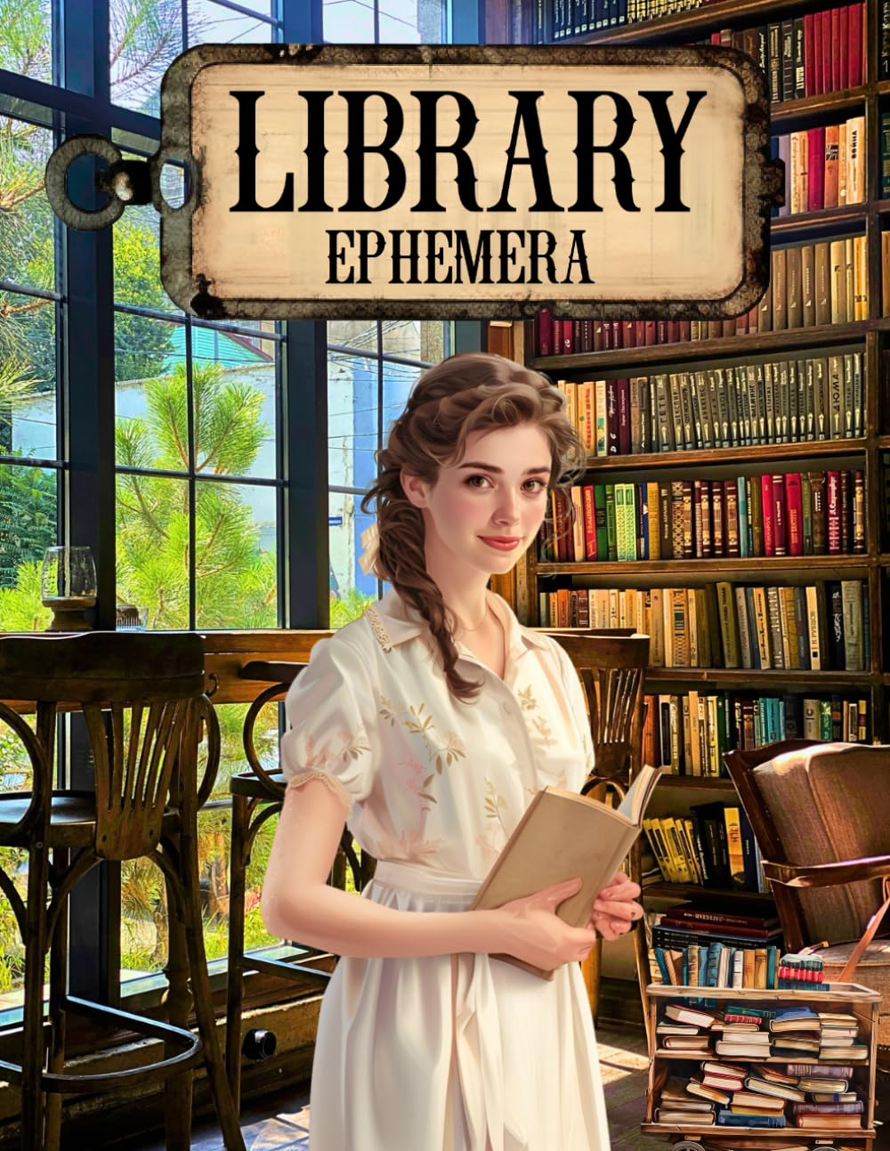 Libro: Library Ephemera Book: High Quality Images Of Peoples, For Paper Crafts, Scrapbooking, Mixed Media, Junk Journals, Collage Art, Artist Trading Cards, and More.