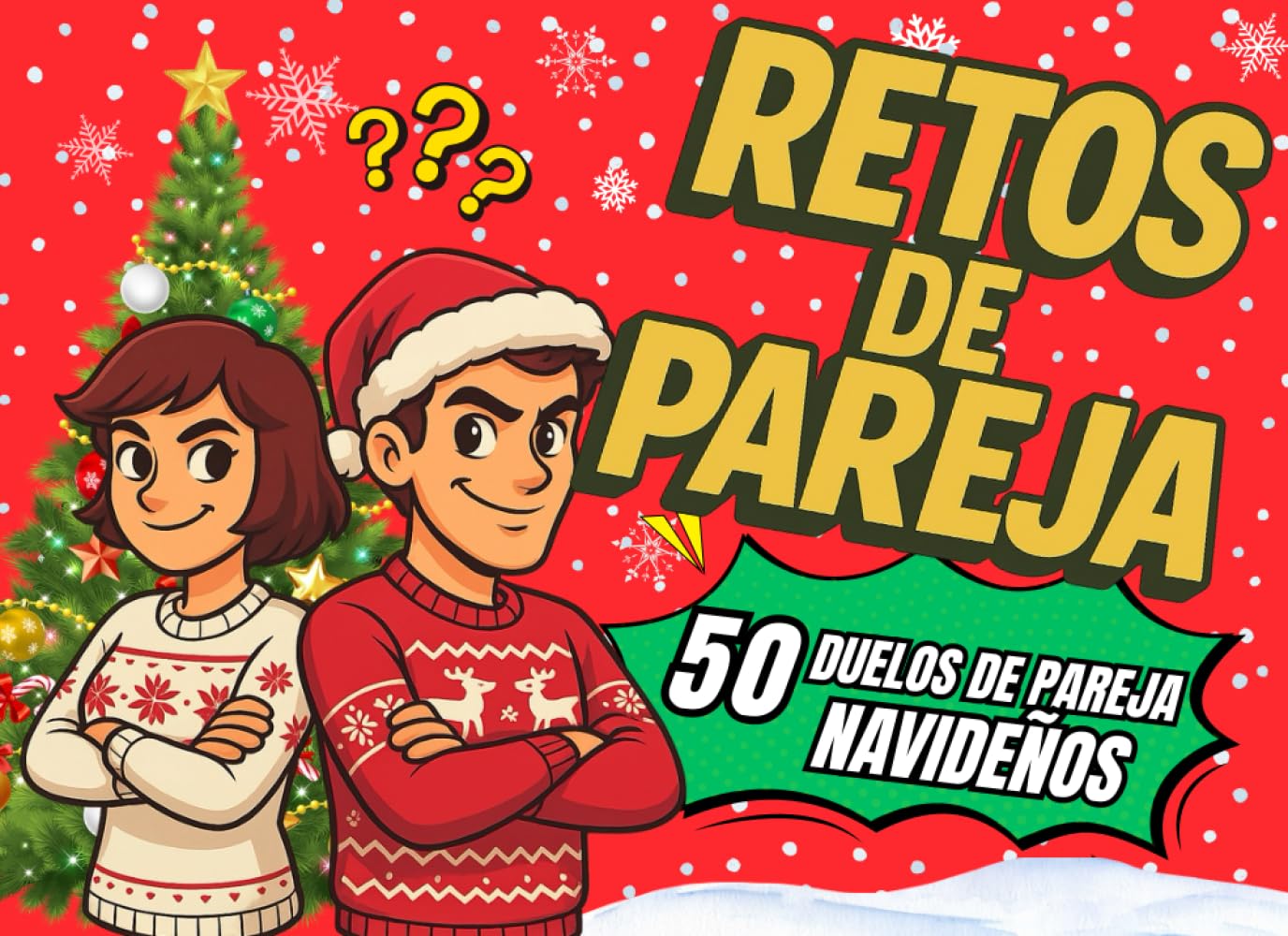 Libro: RETOS DE PAREJA: El Libro para Parejas para una Navidad Divertida: 50 Retos, Juegos e Ideas para Noches Mágicas e Inolvidables.