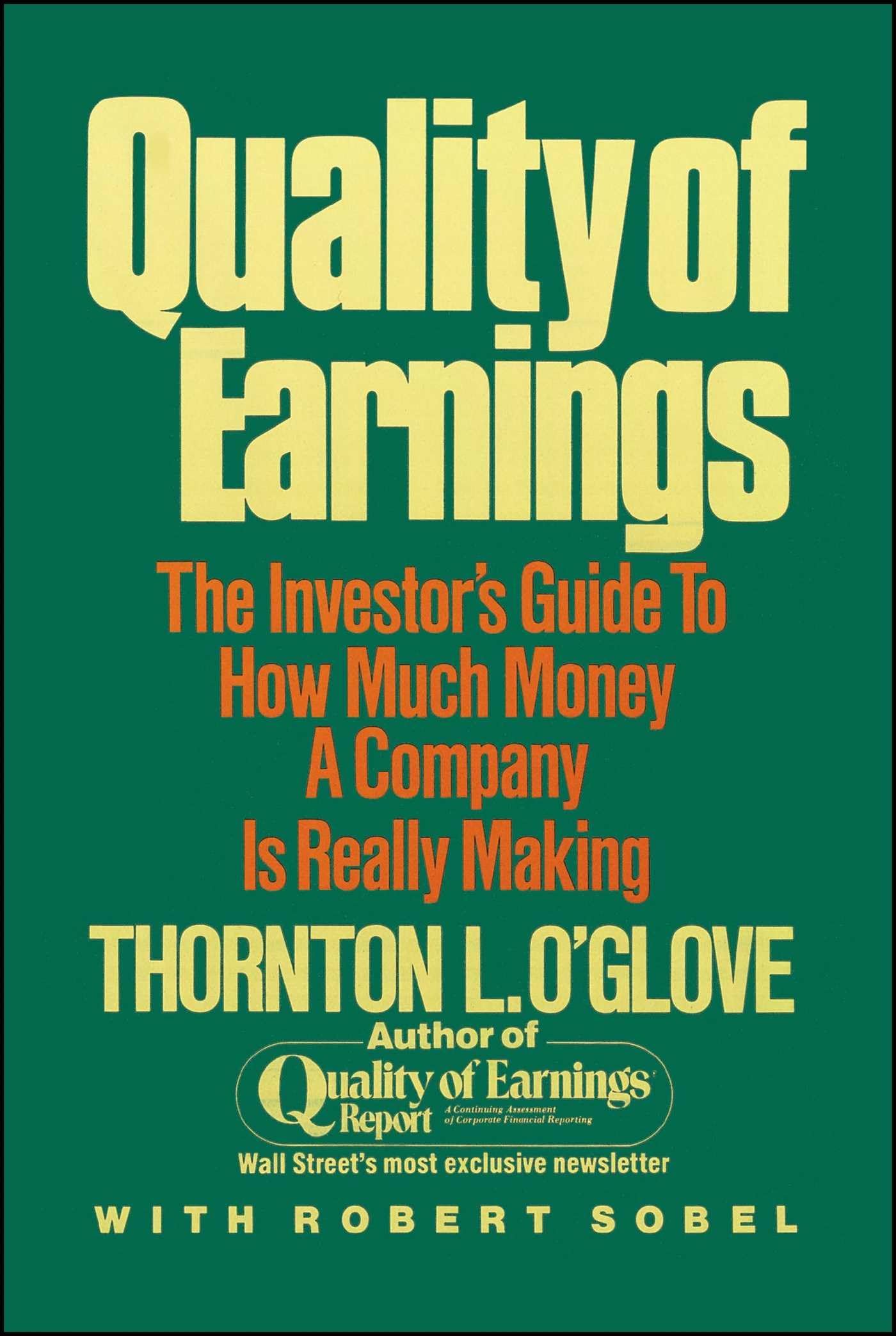 Libro: Quality of Earnings