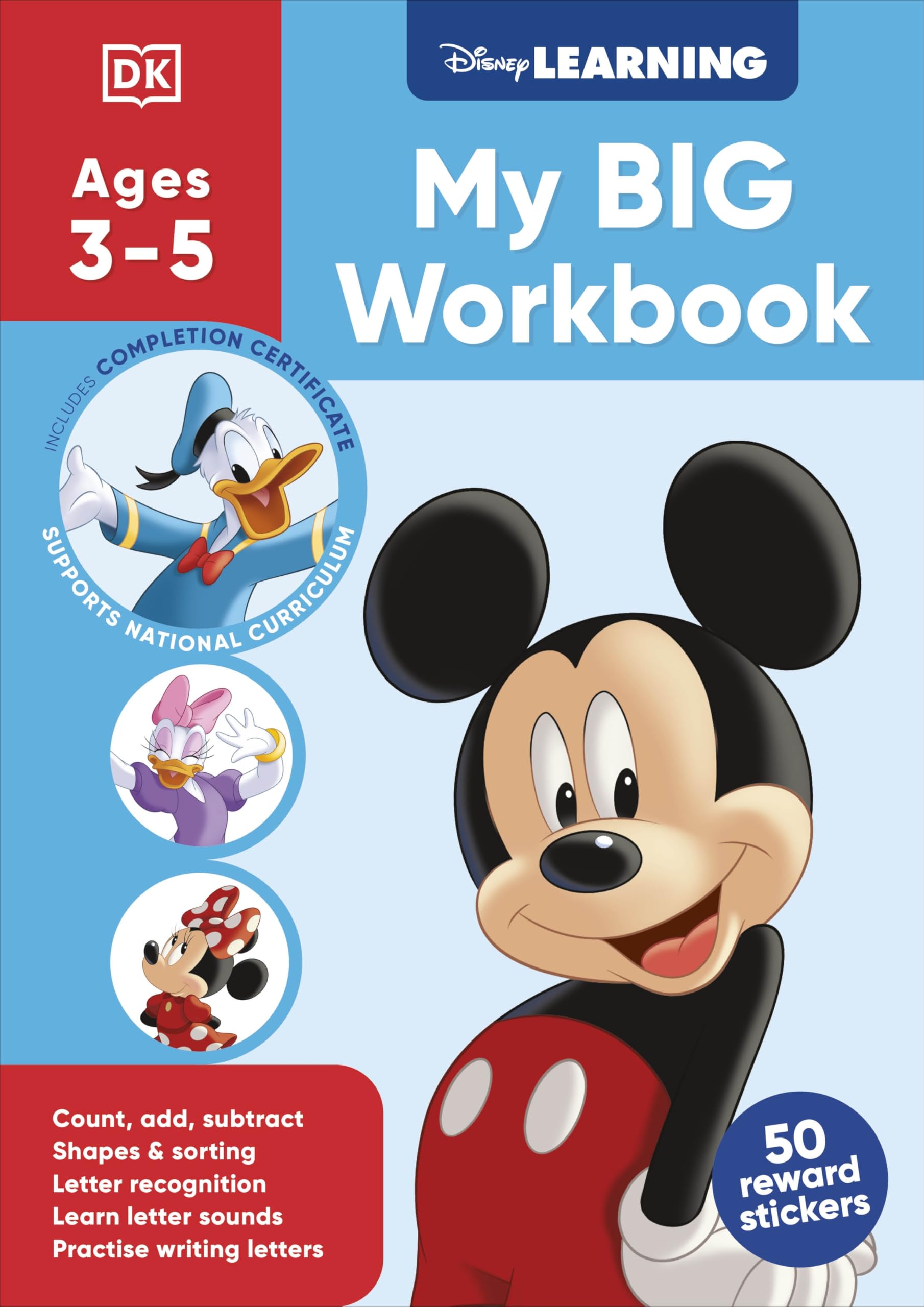 Libro: Disney Learning Big Workbook Ages 3-5
