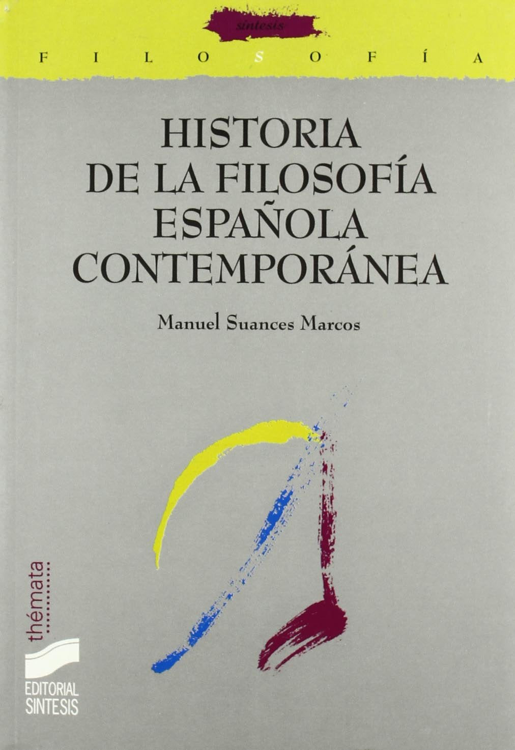 Libro: Historia de la filosofía española contemporánea