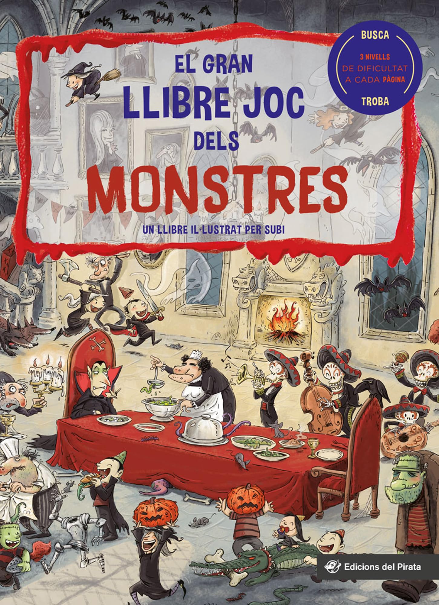 Libro: El gran llibre joc dels monstres: Un llibre amb 3 nivells de joc de 3 a 8 anys. Terrorífic!: 2 (Llibres joc)