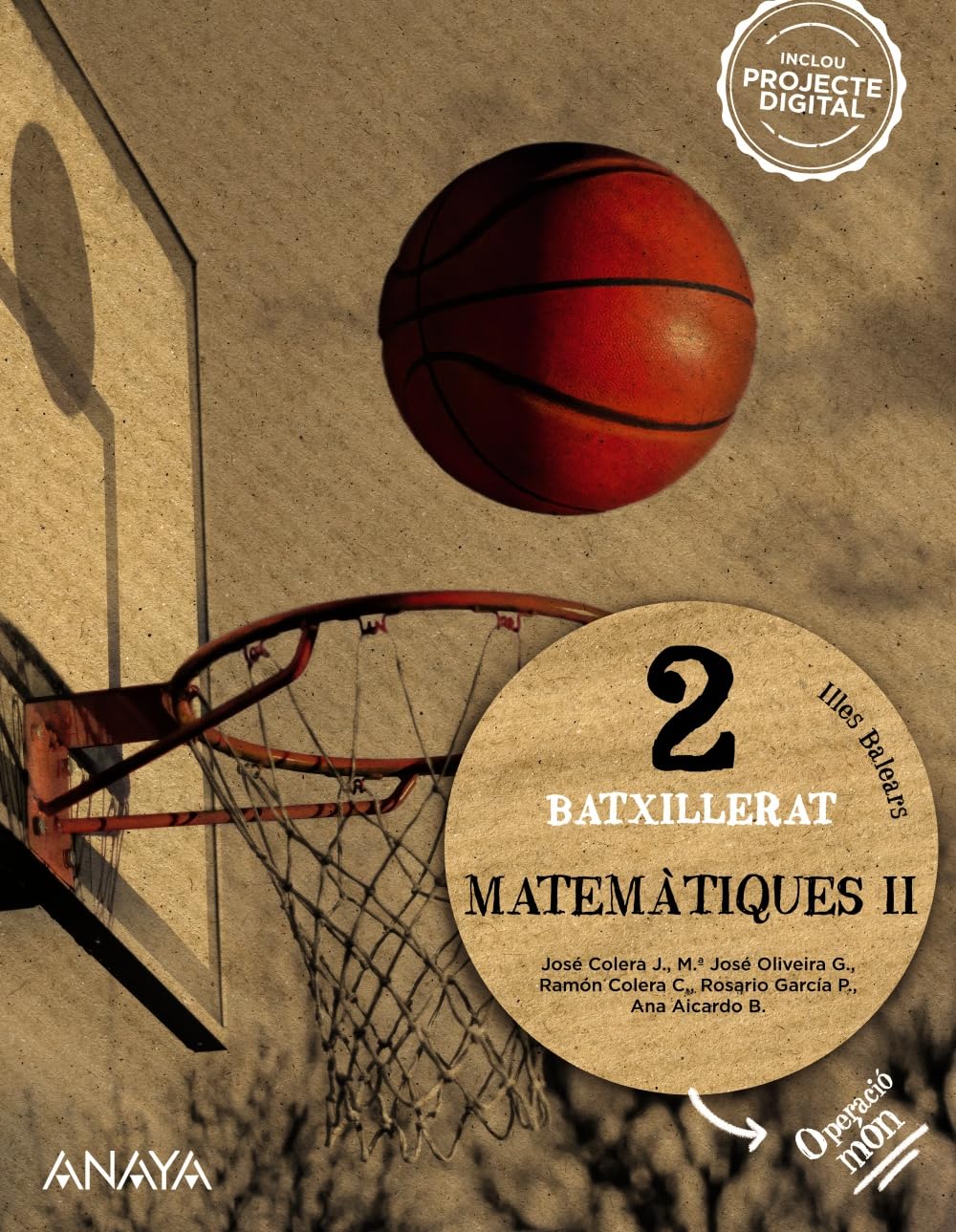 Libro: Matemàtiques II.