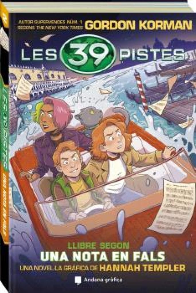 Libro: Les 39 pistes. Llibre 2.: Una nota en fals. Còmic de misteri i aventures