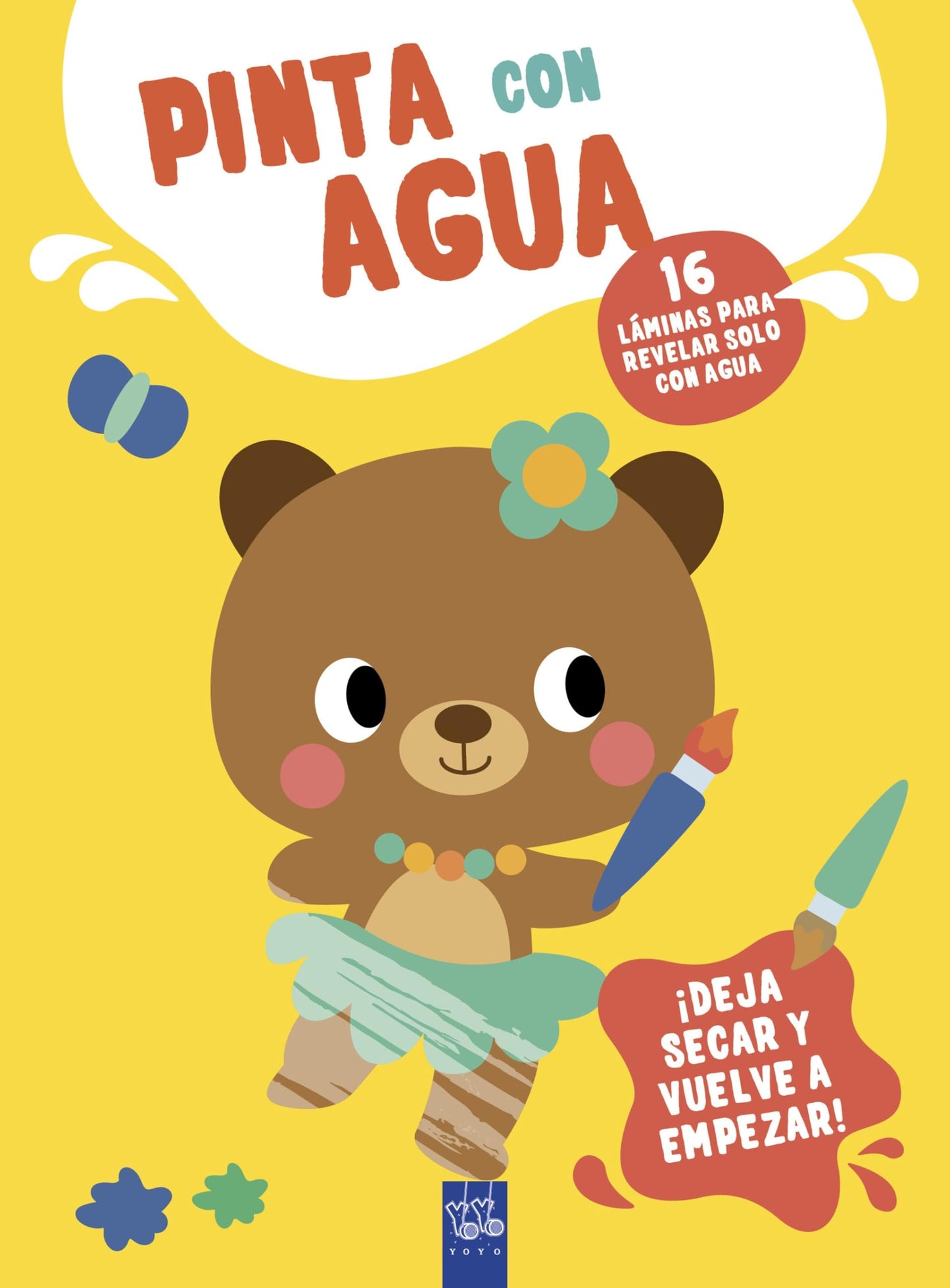 Libro: Pinta con agua. Osa