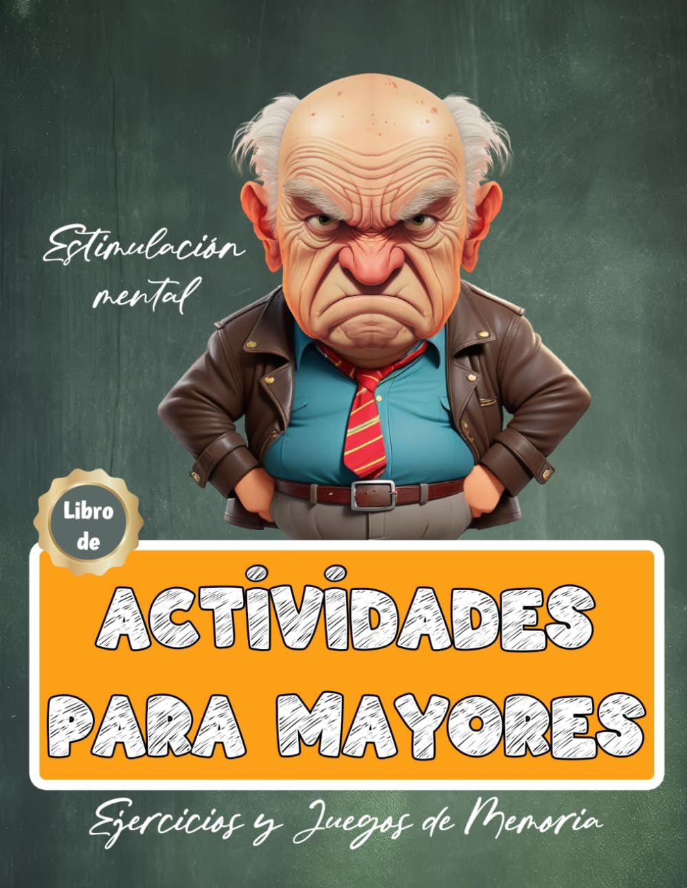 Libro de Actividades para Mayores | Ejercicios y Juegos de Memoria | Estimulación mental | Letra grande (Libros de actividades para personas mayores)