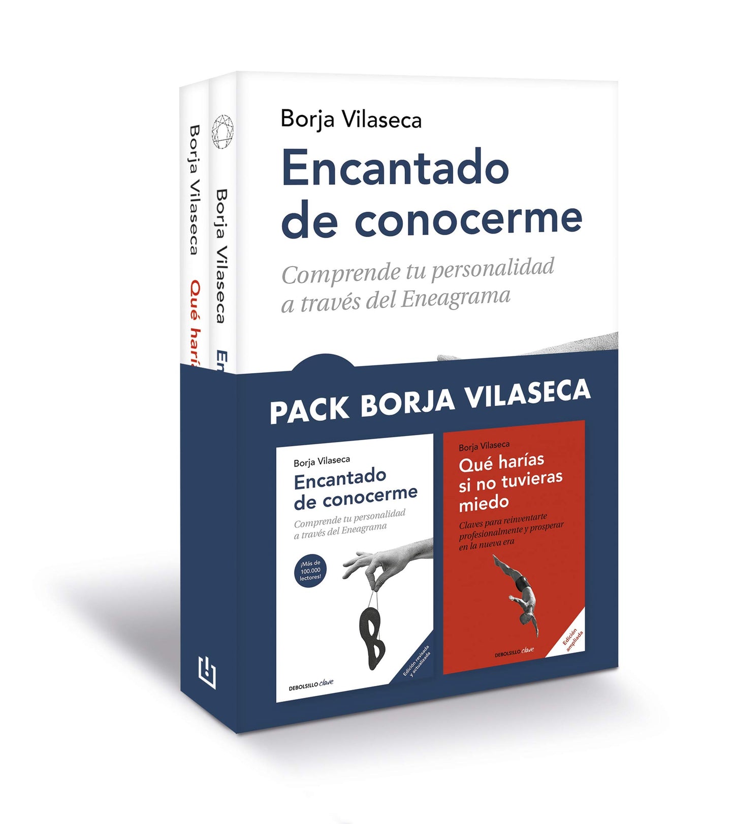 Pack Borja Vilaseca (contiene: Encantado de conocerme | Qué harías si no tuvieras miedo): 26200 (Best Seller)