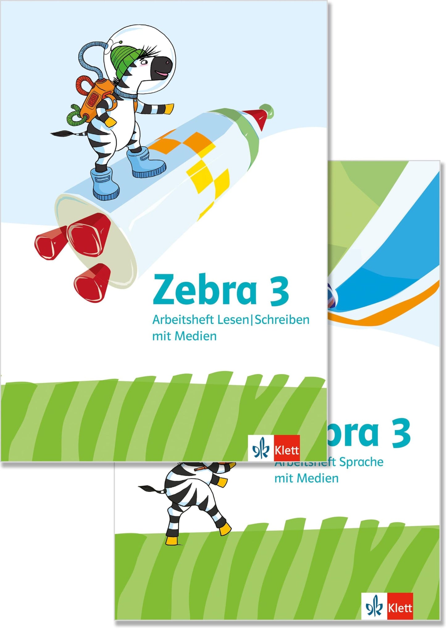 Libro: Zebra 3. Paket: Arbeitsheft Sprache, Arbeitsheft Lesen/Schreiben Klasse 3: Paket: Arbeitsheft Sprache, Arbeitsheft Lesen/Schreiben Klasse 3
