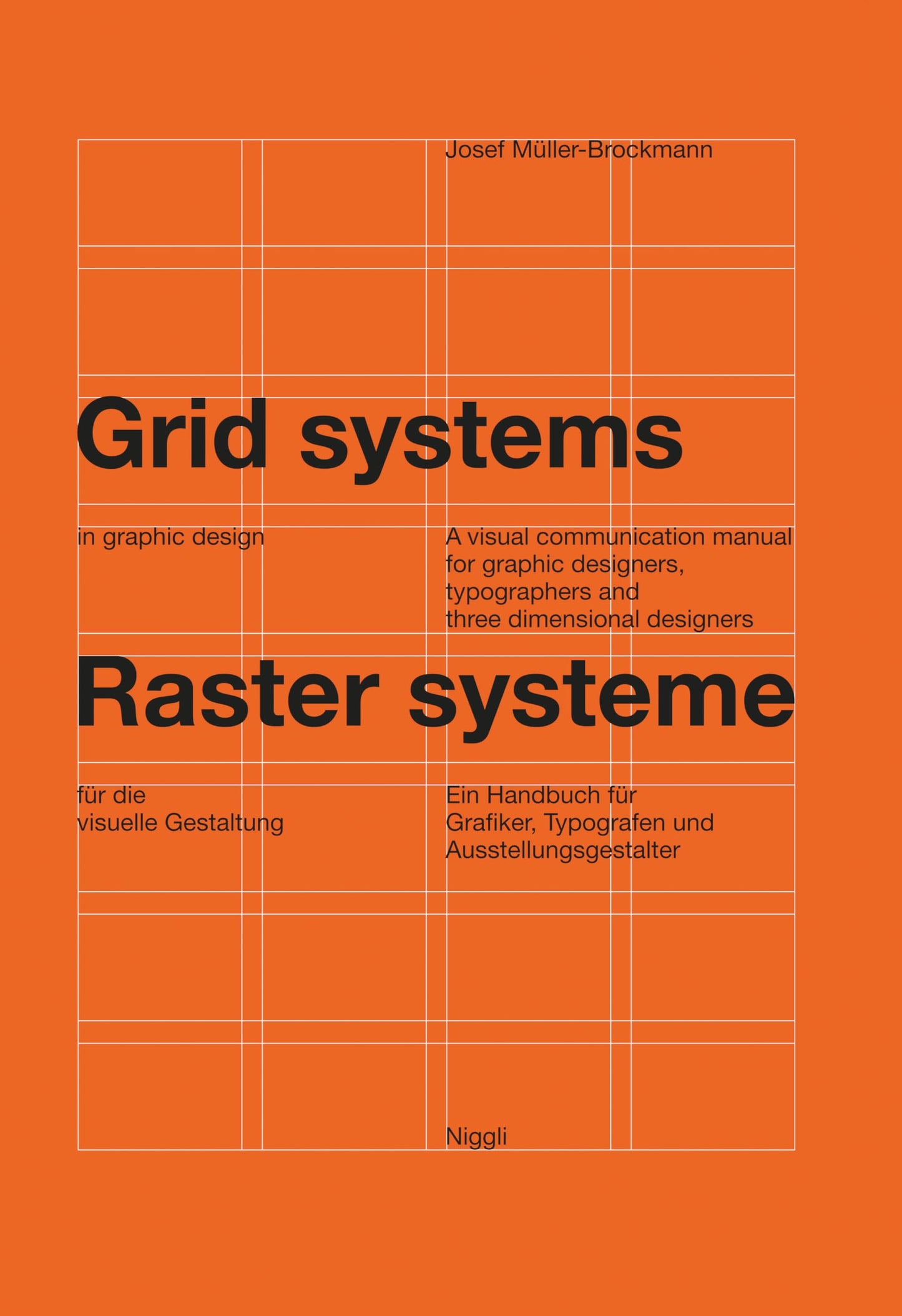 Libro: Grid Systems in Graphic Design: A Visual Communication Manual for Graphic Designers, Typographers and Three Dimensional Designers